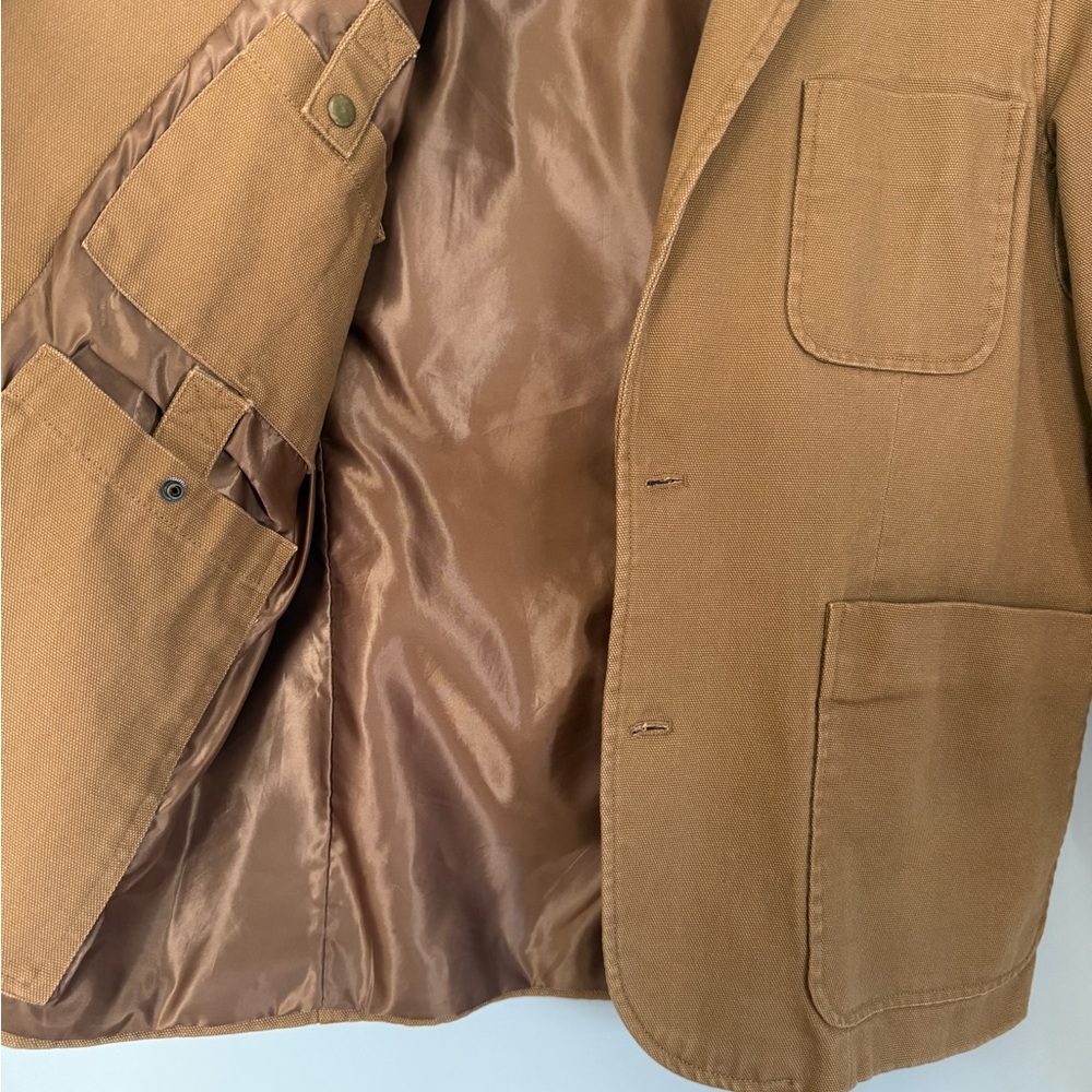 Duluth Trading Co. Men’s Fire Hose Presentation Jacket Coat Blazer Workwear - Picture 6 of 7